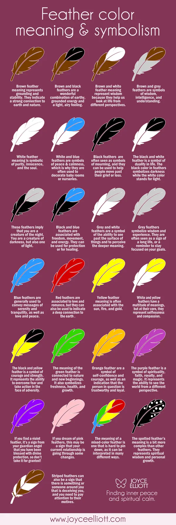 feather color meaning and symbolism
